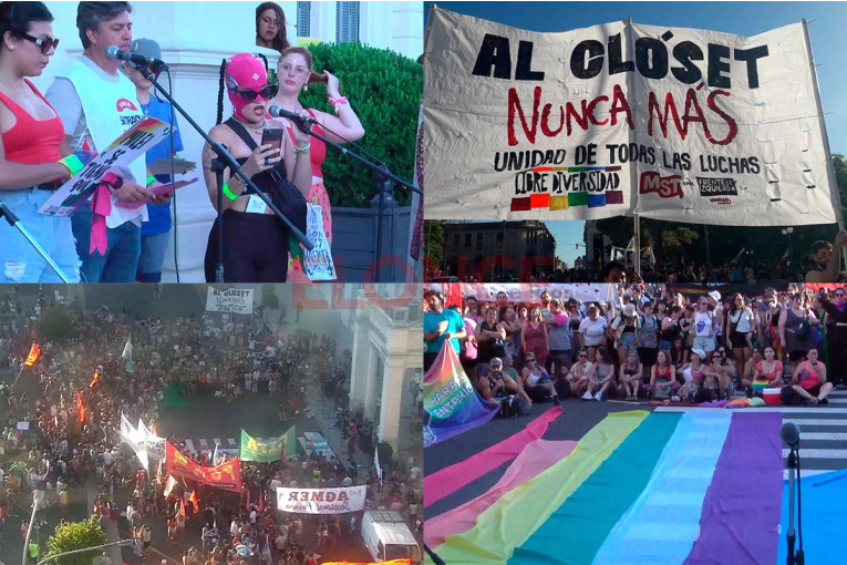 Con críticas a las frases y medidas discriminatorias de Milei, se replica en Paraná la Marcha Federal del Orgullo