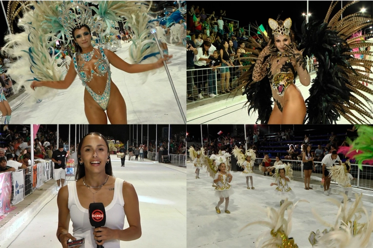 Con espuma, redoble de tambores y mucho baile, la pasión se hizo presente en el carnaval de Santa Elena