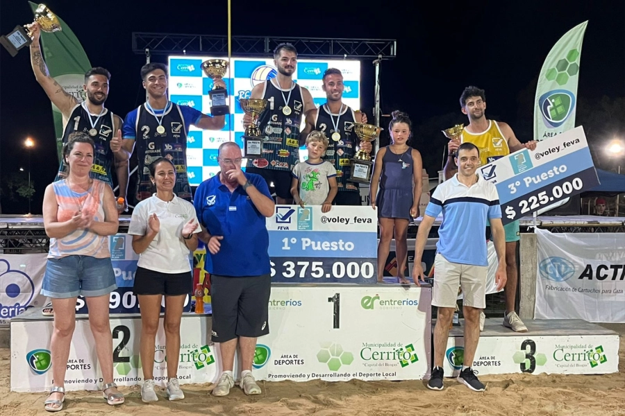 Los ganadores entre los varones.