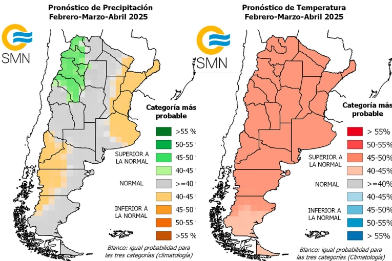 Pronostican temperaturas más elevadas de lo común en los próximos tres meses