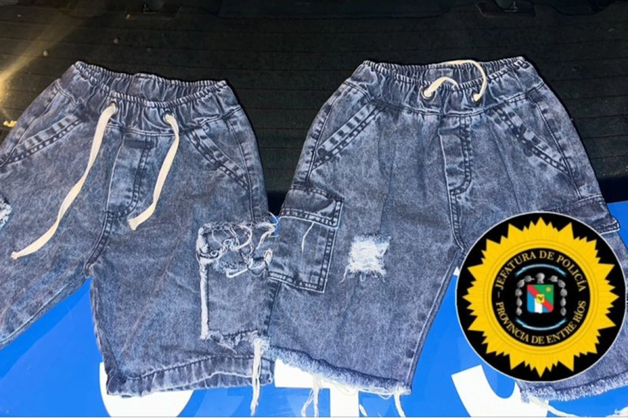 Las prendas robabas por la pareja.