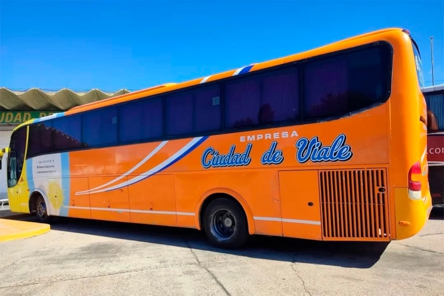 El colectivo de la empresa &ldquo;Ciudad de Viale&rdquo; (foto NuevaZona)