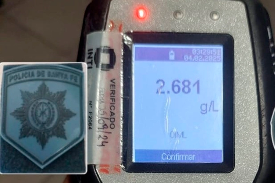 Un conductor fue detenido en el T&uacute;nel Subfluvial con 2,68 gramos de alcohol en sangre (foto APSV)