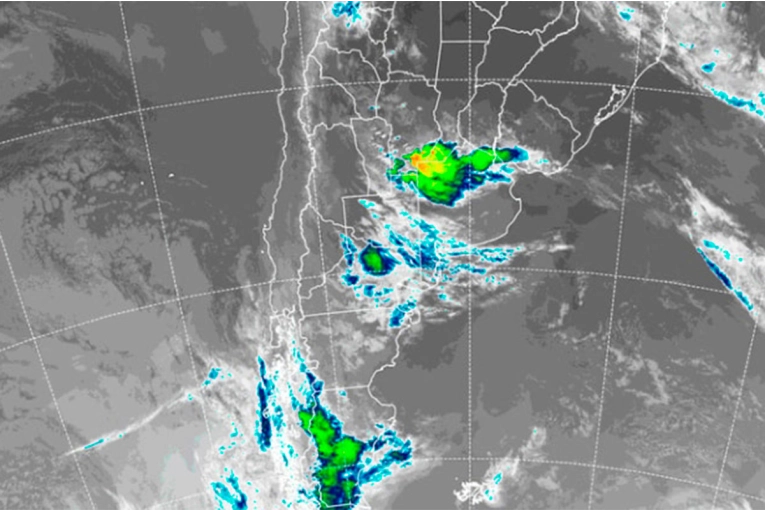 Ciclogénesis impacta en Argentina y hay alerta por tormentas en Entre Ríos