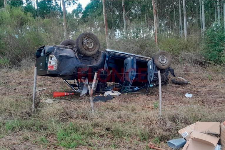 Falleció una mujer  tras vuelco de camioneta en ruta 14 cerca de Colón: la identidad de la víctima