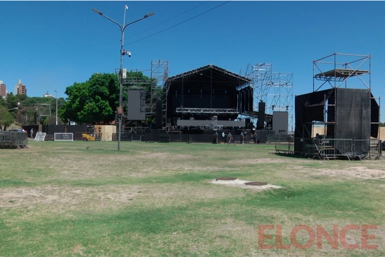 Avanza el armado del escenario de la Fiesta Nacional del Mate: su historia, las propuestas y más detalles