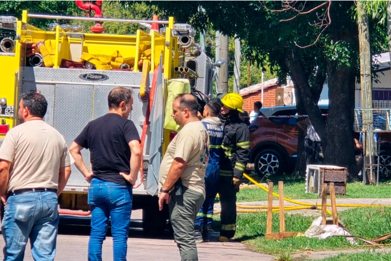 Trágico incendio: murieron cuatro niños al incendiarse una casa