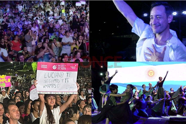 Luciano Pereyra le puso el broche de oro a la primera noche de la 34º edición de la Fiesta Nacional del Mate