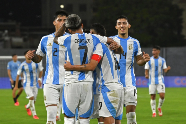 En un partidazo, Argentina venció 4-3 a Uruguay en el Sudamericano Sub 20: video