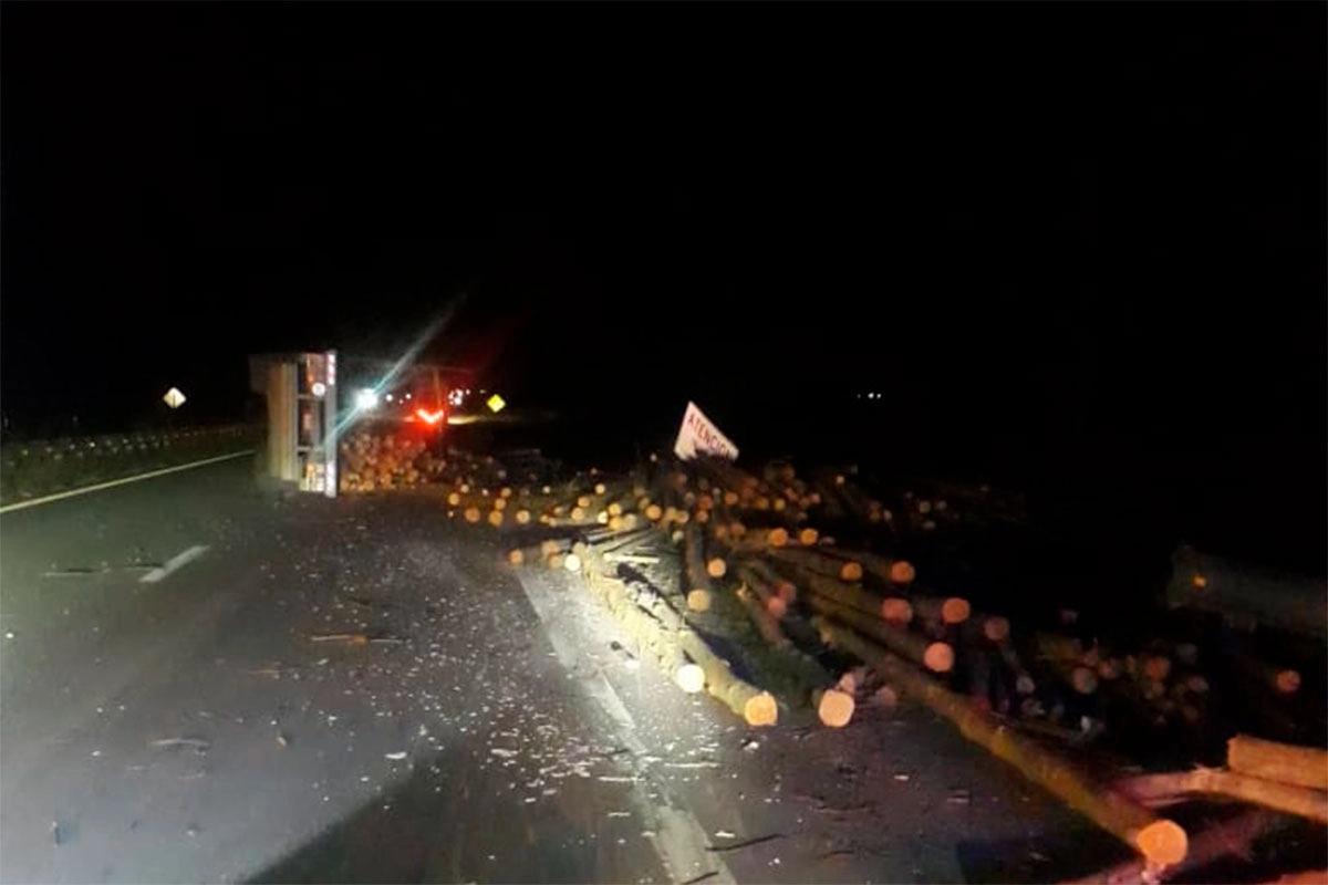 Vuelco ruta 18 Vuelco ruta 18