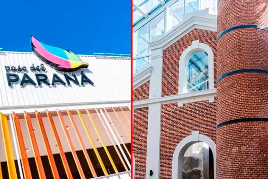Así luce hoy la ex fábrica de fósforos, donde hoy radica el Shopping "Paso del Paraná. Foto: Elonce