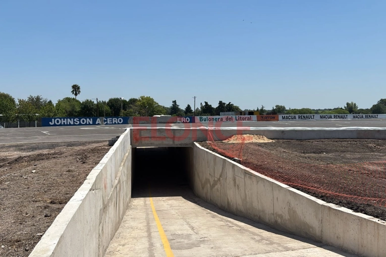 Inauguraron el túnel de cruce de pista del autódromo de Paraná