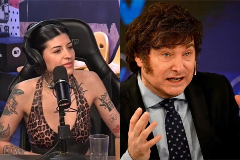 Cazzu cruzó a Javier Milei: "Solo insulta a las artistas mujeres"