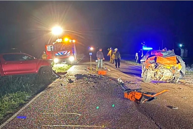 Un fallecido y dos heridos tras choque en Ruta 12, cerca de Crespo