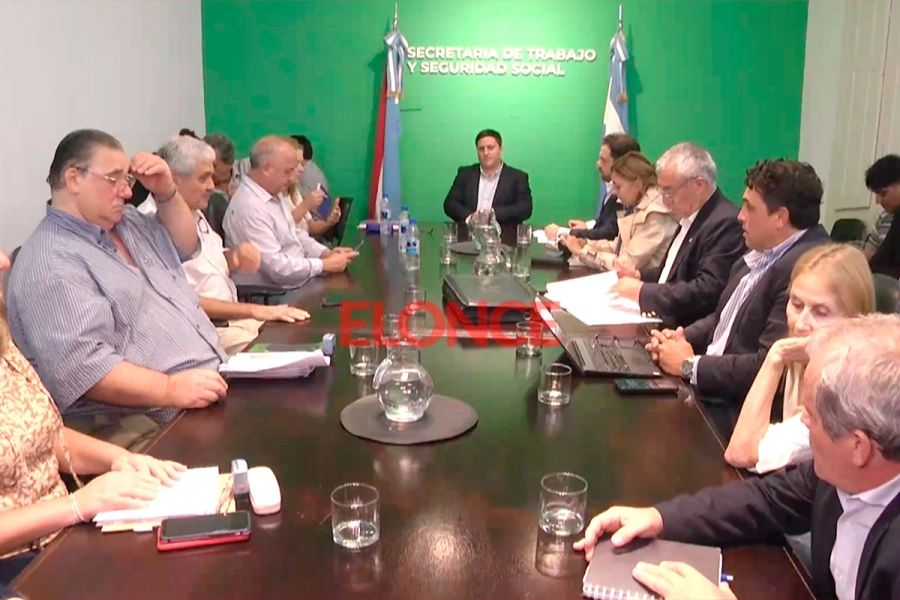 La reuni&oacute;n paritaria. (Elonce)