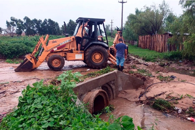 Al menos 15 familias demandaron asistencia tras intensas lluvias en Concordia