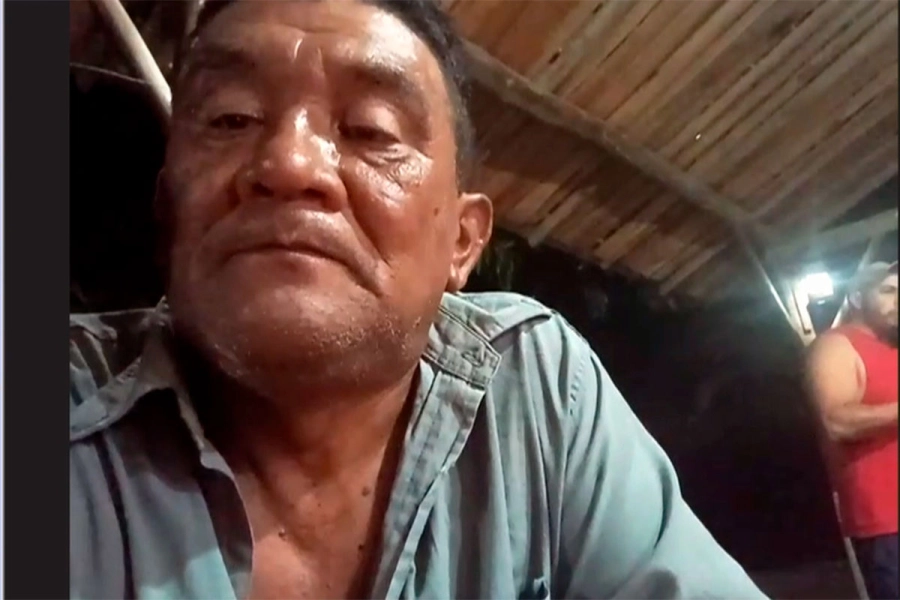 Nelson Yapura, uno de los remeros