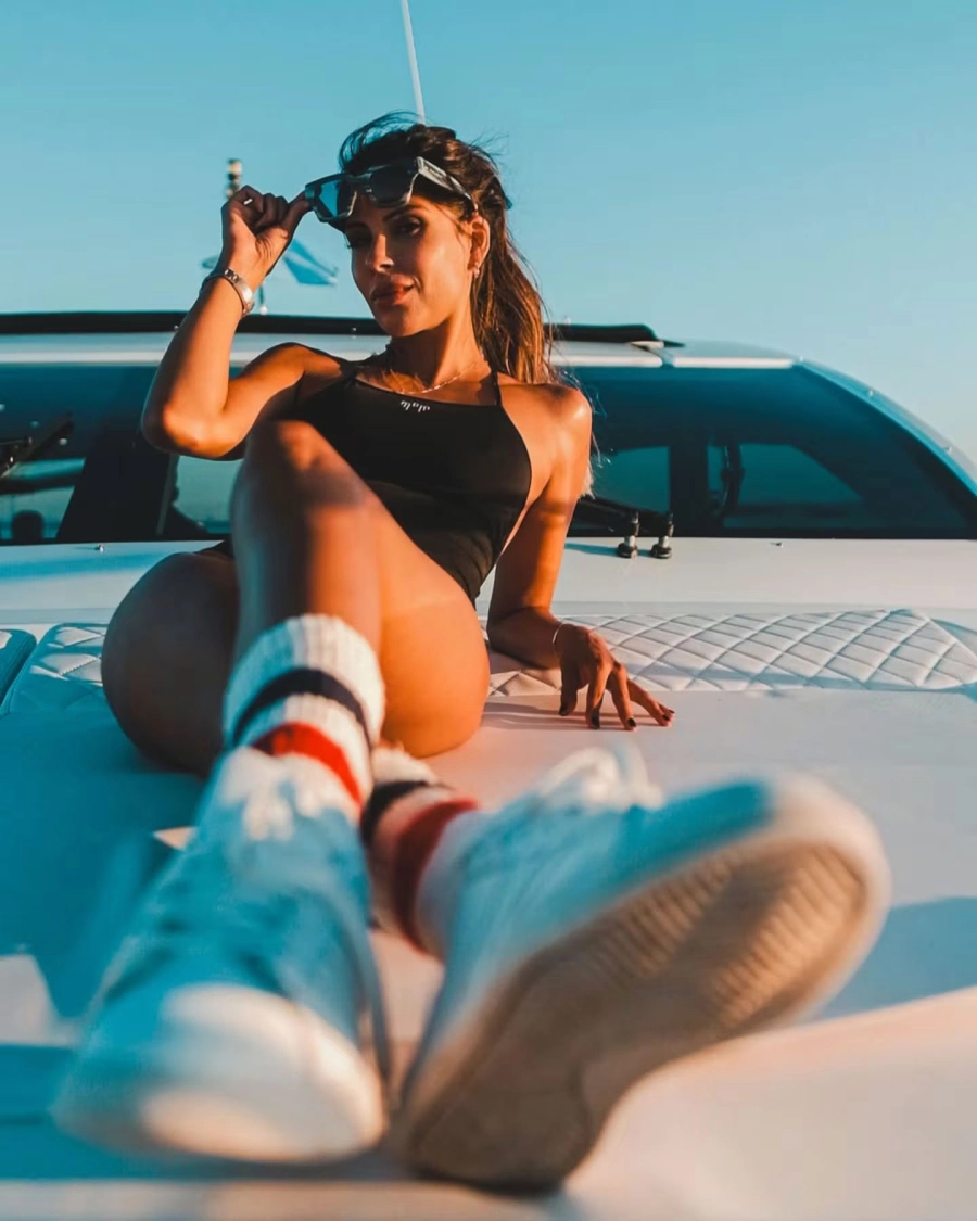Barby Franco deslumbró desde un yate. Instagram