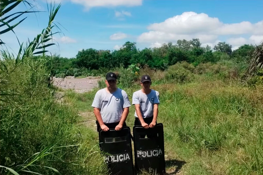 El lugar del hallazgo del cuerpo.