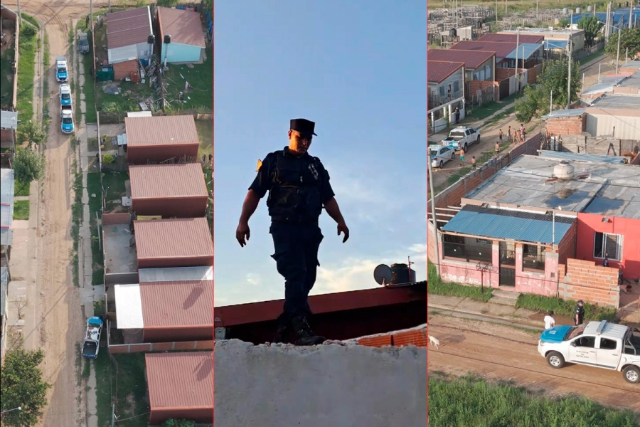 Allanamientos por narcomenudeo en Concordia (foto Polic&iacute;a de Entre R&iacute;os)