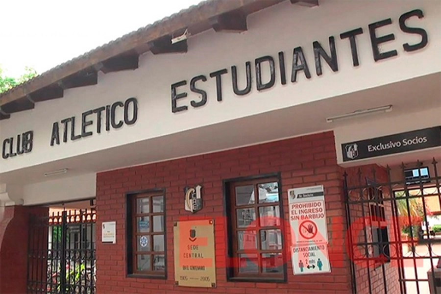 Club Atl&eacute;tico Estudiantes, sede central en Paran&aacute; (foto Elonce)