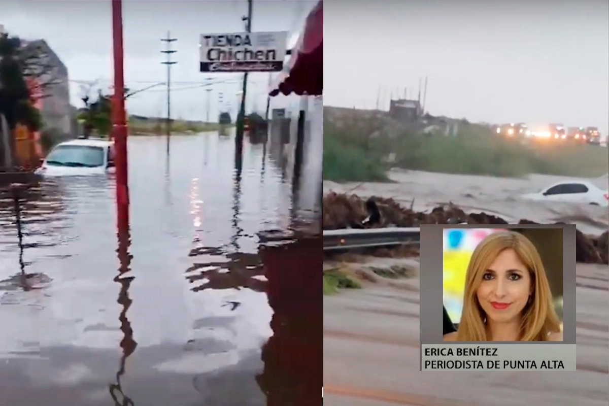 Trágico temporal en Bahía Blanca Trágico temporal en Bahía Blanca
