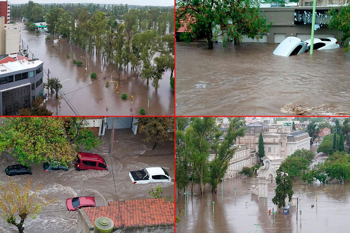 Al menos seis muertos en Bahía Blanca. Al menos seis muertos en Bahía Blanca.