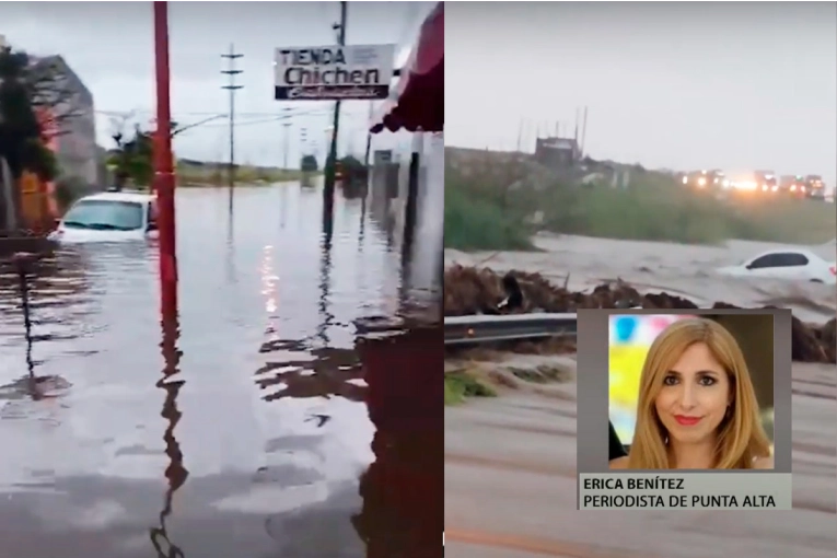 Temporal en Bahía Blanca: “No hay que subestimar los alertas”, dijo una periodista
