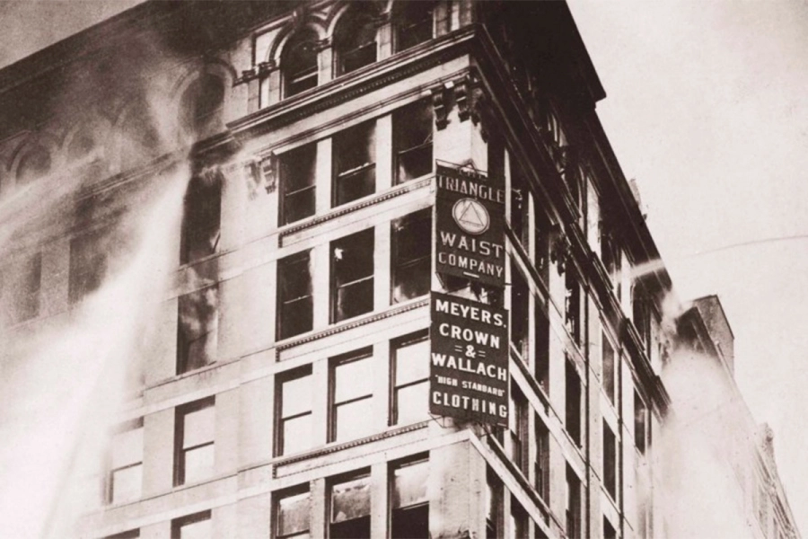 Incendio de la f&aacute;brica de Triangle Shirtwaist de Nueva York, 1911