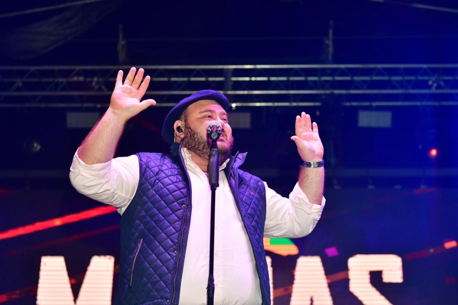 Mat&iacute;as Valdez cerr&oacute; la tercera noche de la 51&deg;Edici&oacute;n de la Fiesta Provincial del Ternero Entrerriano de Feliciano (foto José Luis Gonz&aacute;lez)