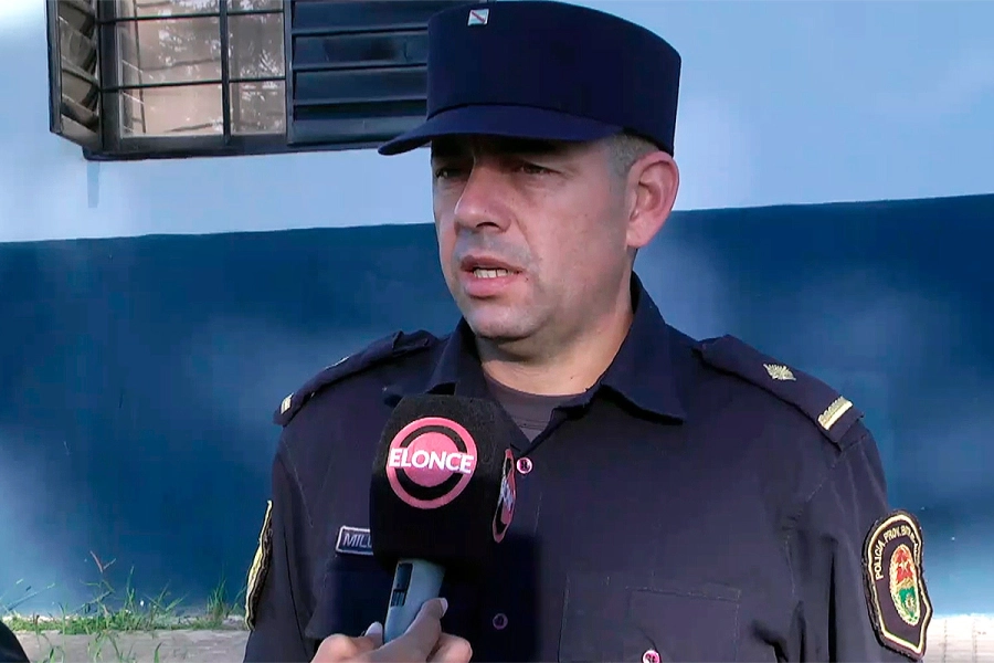 Subcomisario Cristian Millen. Elonce