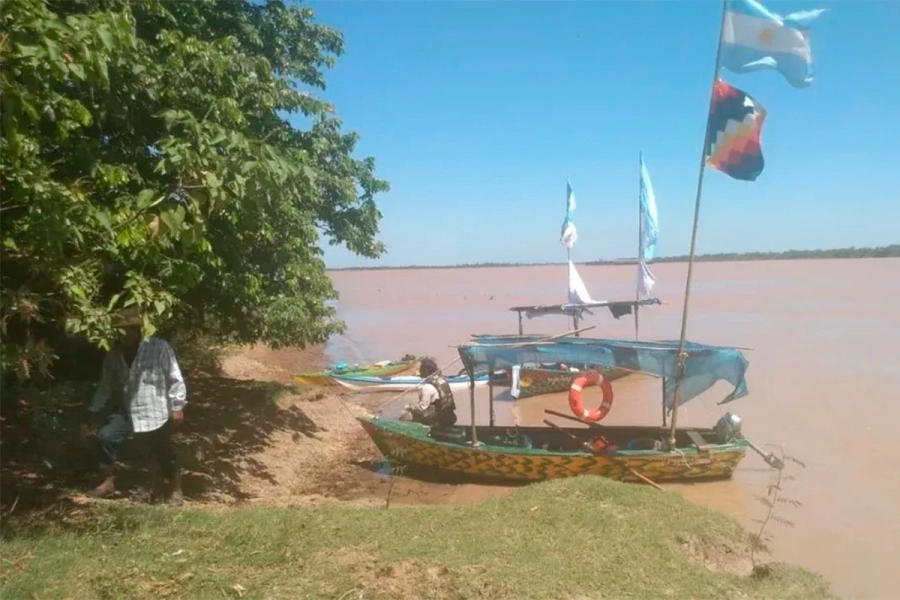 El s&aacute;bado 8, debido a las condiciones clim&aacute;ticas, el equipo permaneci&oacute; en Goya (foto Remar Contracorriente)