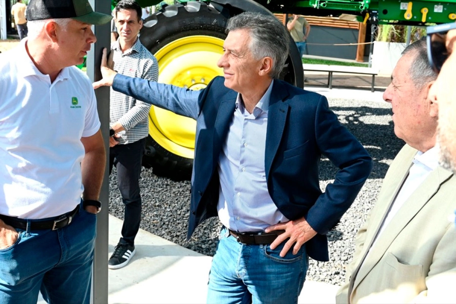 Macri en ExpoAgro. (Foto: Clar&iacute;n)