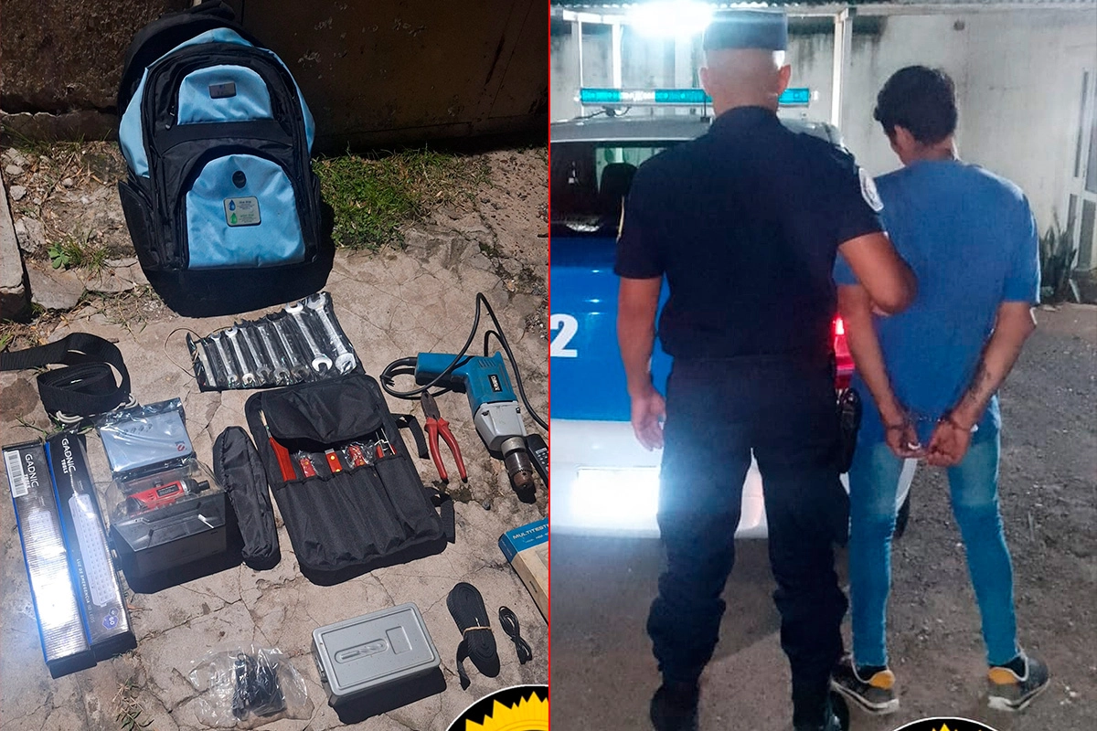 Ladrón detenido Ladrón detenido