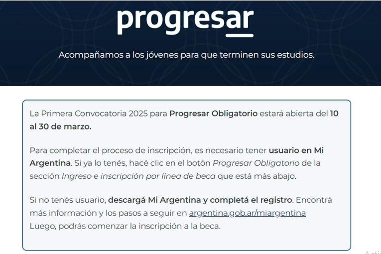 Abrieron la inscripción a Becas Progresar 2025: cuáles son los requisitos y novedades