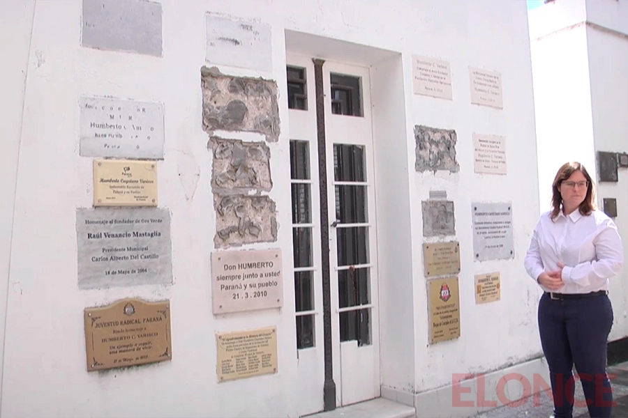 Violentaron el pante&oacute;n de la familia Varisco en el cementerio municipal de Paran&aacute; (foto Elonce)