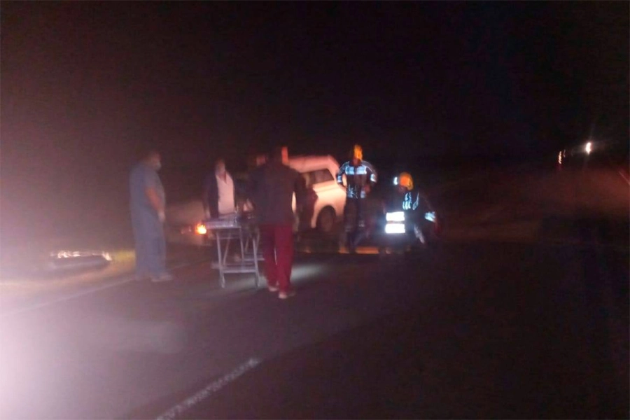 Accidente en Gualeguay (foto Bomberos Voluntarios de Gualeguay)