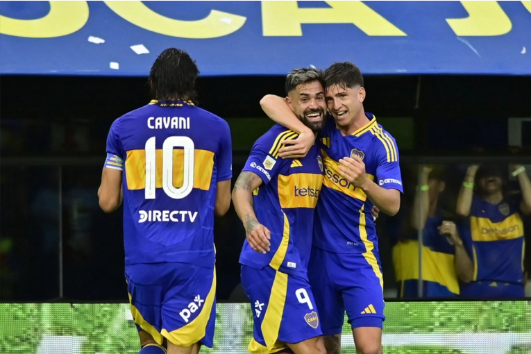 Boca goleó 4-0 a Defensa y Justicia y pasó a liderar la zona A: video