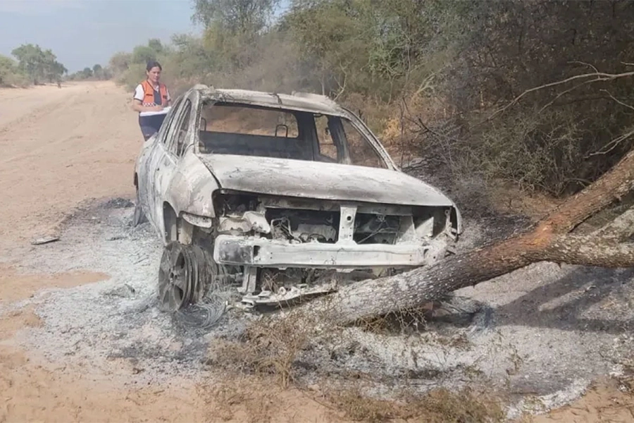 Abejas, choque, fuego y muerte en Santiago del Estero. El Liberal