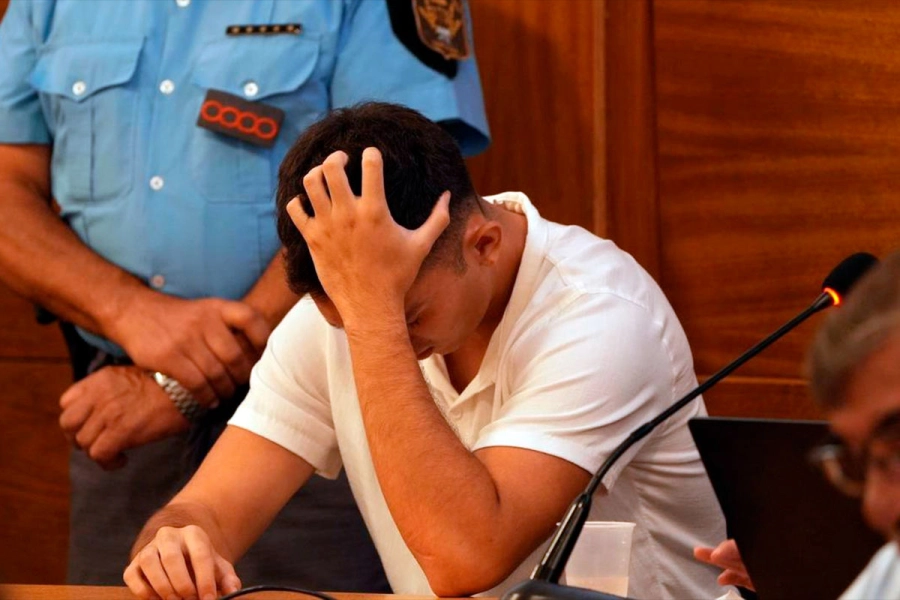 Néstor Soto declaró en una nueva audiencia por el crimen de Catalina Gutiérrez. (Foto: Cadena 3)