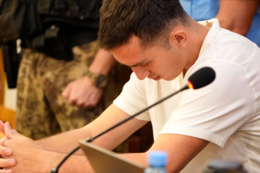 Declaró Néstor Soto, el acusado por el crimen de Catalina Gutiérrez. (Foto: Cadena 3)