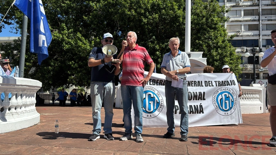 Oscar Barbieri, referente de la CGT Regional Paran&aacute; (foto Elonce)