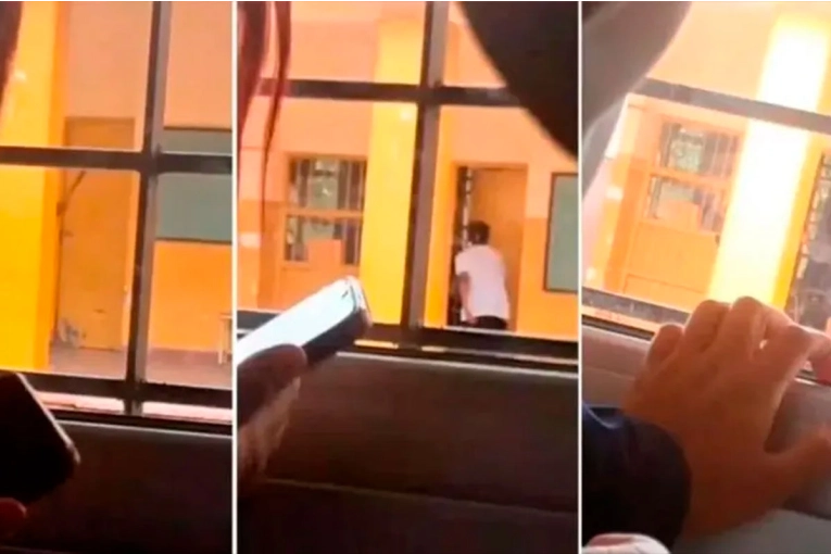 Chico de 14 años fue a la escuela con un machete y atacó a sus compañeros: 