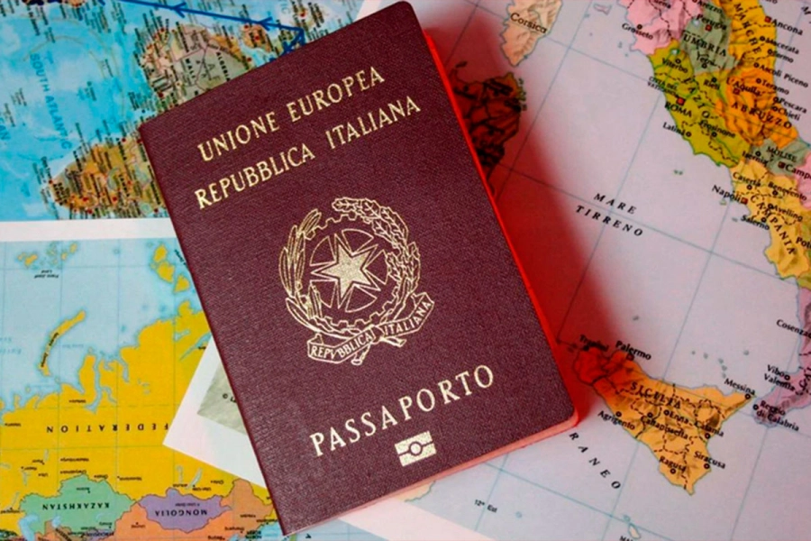 El pasaporte italiano.