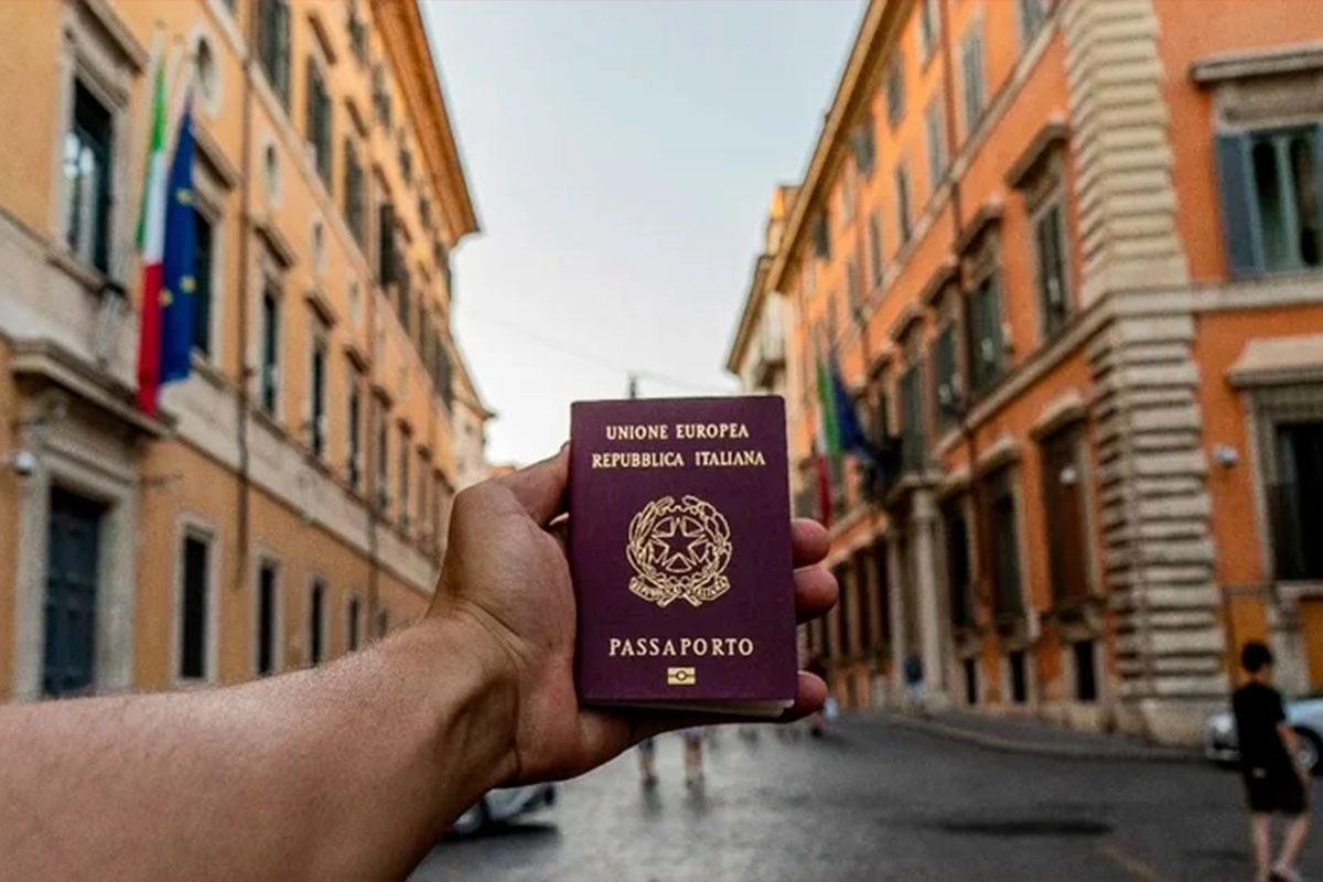 El pasaporte italiano.