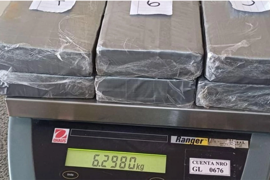 Seis kilos de coca&iacute;na incautados. Gendarmer&iacute;a Nacional