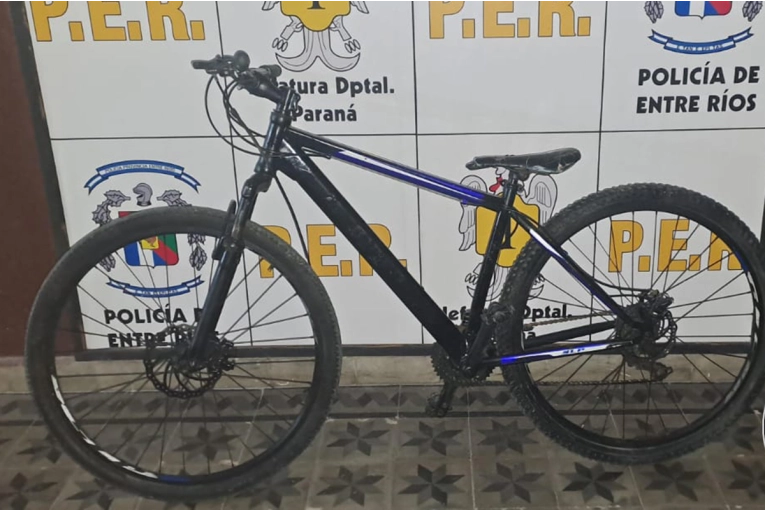 Recuperaron una bicicleta robada en Paraná: su dueña la reconoció en Facebook