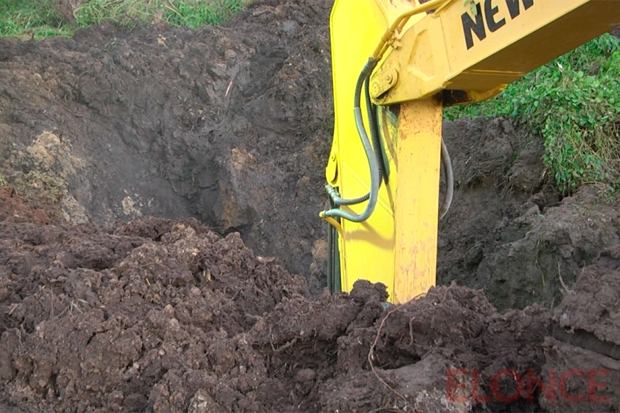 Los trabajos en Paran&aacute;. Foto: Elonce