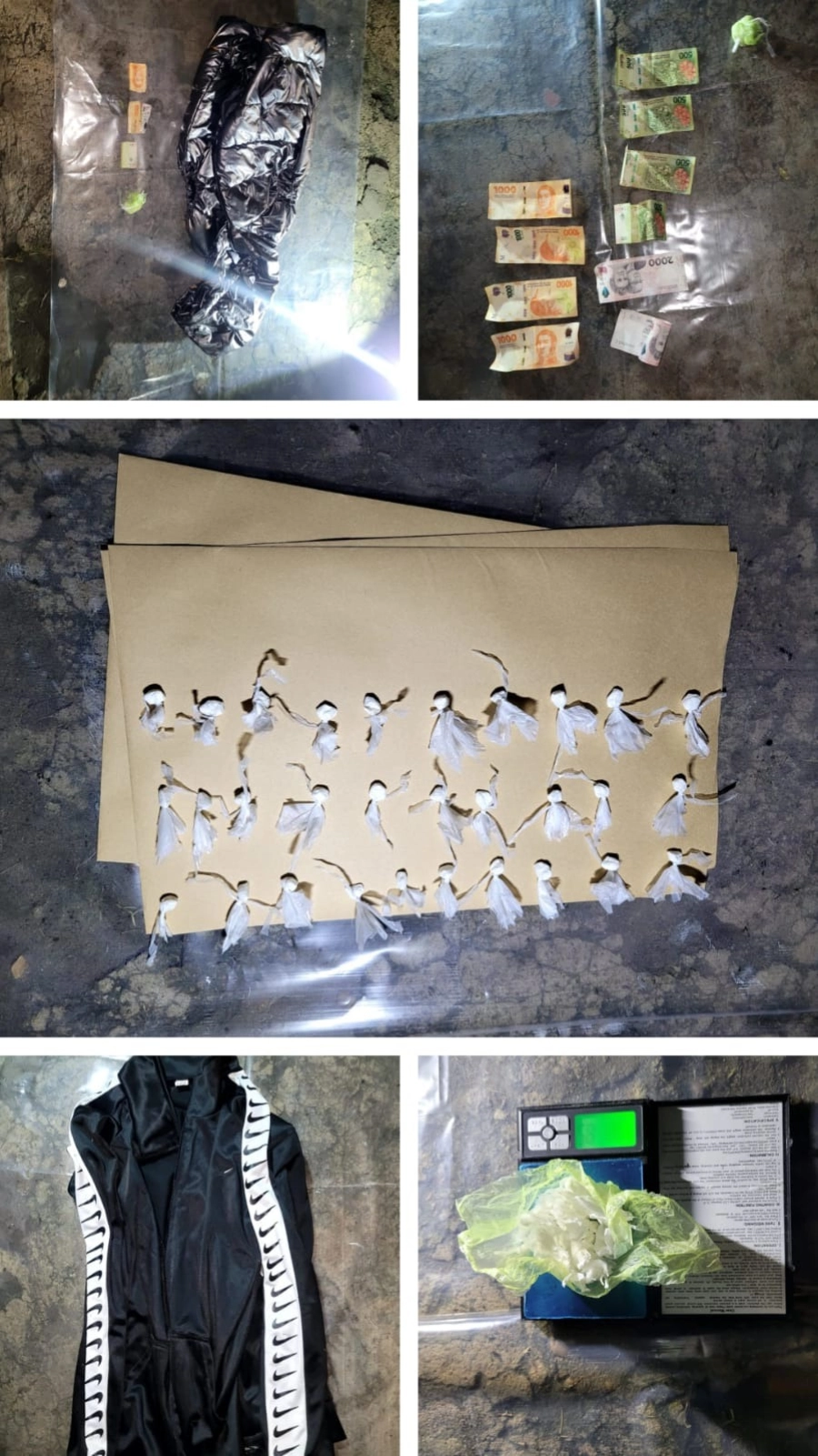 Homicidio en Paraná: incautaron drogas y dinero en la casa del sospechoso por el crimen (foto Policía de Entre Ríos)