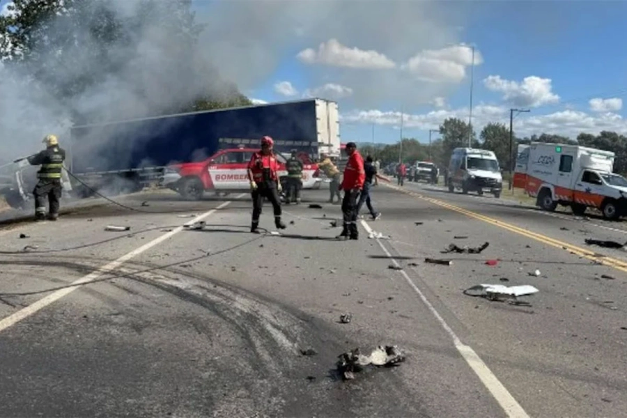 Trágico choque en Córdoba. NA